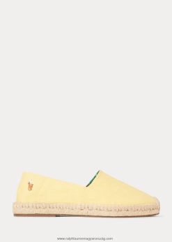 cevio mosott vászon espadrill 2680482072 férfiak Ralph Lauren kukorica sárga