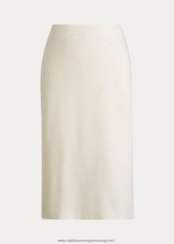 cindy sztreccs gyapjúszoknya 2680489361 nők Ralph Lauren krém