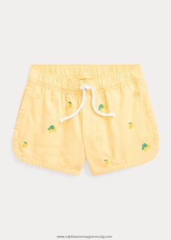 citrom motívumú pamut twill rövid 2680486829 gyerekek Ralph Lauren banánkrém