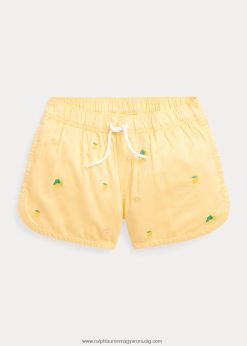 citrom pamut twill rövid 2680487087 gyerekek Ralph Lauren banánkrém