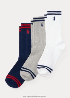 csíkos crew zokni 3 db 2680486330 gyerekek Ralph Lauren válogatott