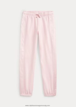 csíkos gyapjú jogger nadrág 2680487607 gyerekek Ralph Lauren akác rózsaszín