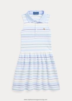 csíkos kötött oxford pólóruha 2680486806 gyerekek Ralph Lauren babakék