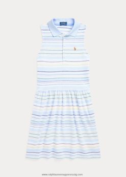 csíkos kötött oxford pólóruha 2680489982 gyerekek Ralph Lauren babakék