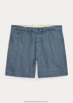 csíkos mez rövid 2680481701 férfiak Ralph Lauren indigó/krém