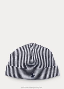 csíkos pamut sapka 2680488023 baba Ralph Lauren rafinált haditengerészeti multi