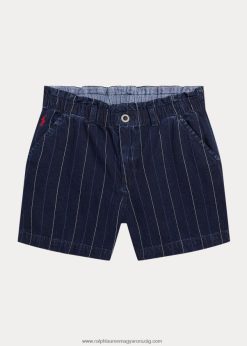 csíkos pamut twill papírzacskó rövid 2680487622 gyerekek Ralph Lauren belaya mosás