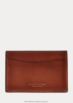 csiszolt bőr kártyatok 2680489049 férfiak Ralph Lauren szüreti barna