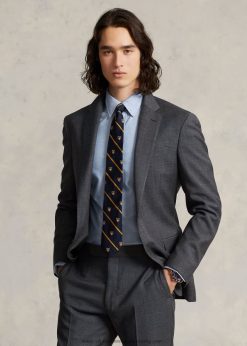 egyedi szabású monogramos oxford ing 268048110 férfiak Ralph Lauren kék