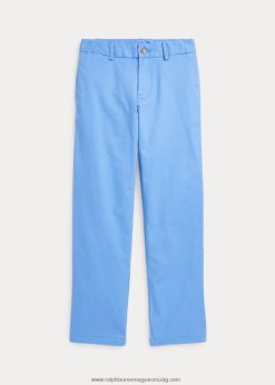 egyenes szabású flex kopásos twill nadrág 2680485985 gyerekek Ralph Lauren kikötő sziget kék
