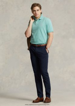 egyenes szabású stretch chino nadrág 268048738 férfiak Ralph Lauren repülő haditengerészet