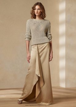 ellwood mosott szatén szoknya 2680489273 nők Ralph Lauren édesem