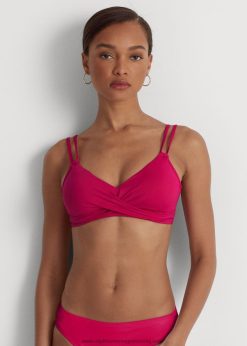 elöl csavaros bikinifelső 2680484144 nők Ralph Lauren orchidea