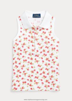 eperhálós ujjatlan pólóing 2680486821 gyerekek Ralph Lauren eper nyomat