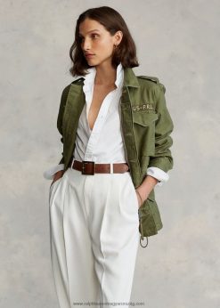 felesleg törött sávolykabát 2680483284 nők Ralph Lauren kerti ösvény