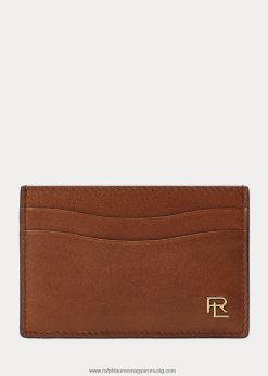 fém plaketes bőr kártyatok 2680489031 férfiak Ralph Lauren gesztenye