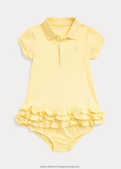 fodros pamut póló ruha & bloomer 2680487840 baba Ralph Lauren t-madár sárga