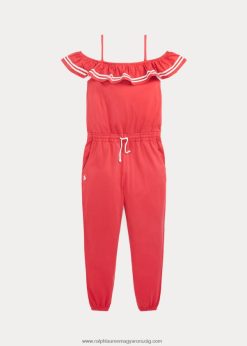 fodros pamutdzsörzé kombiné 2680487122 gyerekek Ralph Lauren jobboldali piros