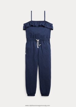 fodros slub jersey jumpsuit 2680489944 gyerekek Ralph Lauren kék hanga