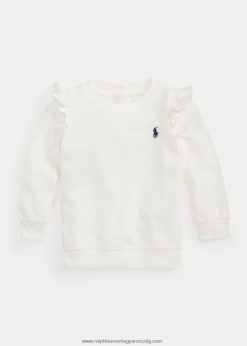 fodros spa frottír pulóver 2680488301 baba Ralph Lauren fedélzetmosó fehér