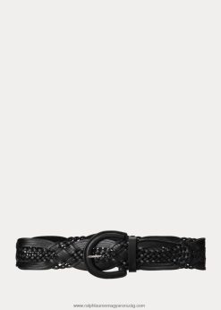 fonott bőr széles öv 2680484930 nők Ralph Lauren fekete