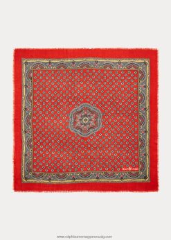 foulard motívumú gyapjú-kasmír sál 2680485562 nők Ralph Lauren több