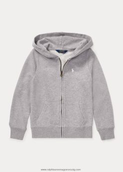 francia frottír kapucnis pulcsi 2680487027 gyerekek Ralph Lauren világosszürke hanga