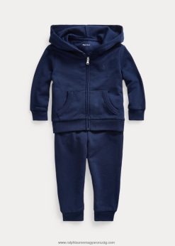 francia frottír pulcsi és nadrág szett 2680487780 baba Ralph Lauren kifinomult haditengerészet