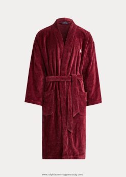 frottír köntös 268048495 férfiak Ralph Lauren klasszikus bor