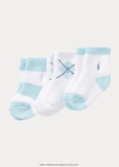 frottír zokni három kiszerelésű 26804810039 baba Ralph Lauren fehér