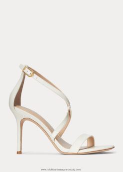 gabriele nappa bőr szandál 2680485028 nők Ralph Lauren vanília