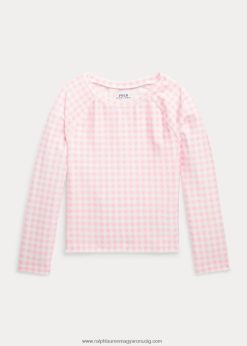 gingham kiütés őr 2680486866 gyerekek Ralph Lauren karmel rózsaszín