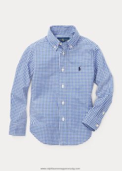 gingham pamut poplin ing 2680485936 gyerekek Ralph Lauren kék multi