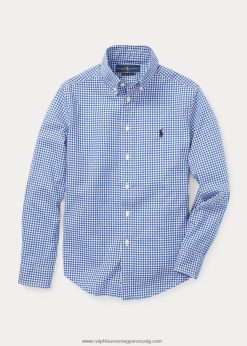 gingham pamut poplin ing 2680486305 gyerekek Ralph Lauren kék multi