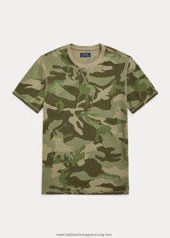 gofri kötött alvó ing 268048442 férfiak Ralph Lauren Olive Player Camo