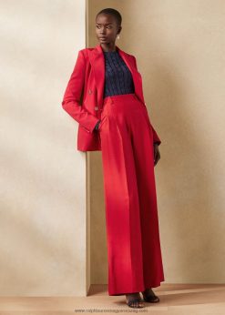 graciela selyem shantung nadrág 2680483515 nők Ralph Lauren rúzs