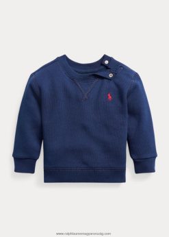 gyapjú crewneck pulóver 2680487973 baba Ralph Lauren tengerjáró haditengerészet