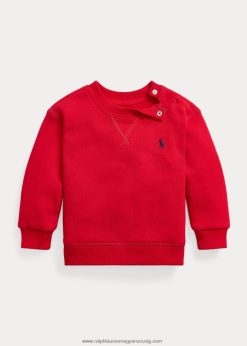 gyapjú crewneck pulóver 2680487974 baba Ralph Lauren 2000 rl piros