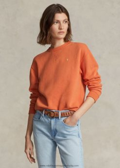gyapjú crewneck pulóver 2680489097 nők Ralph Lauren naplemente égbolt