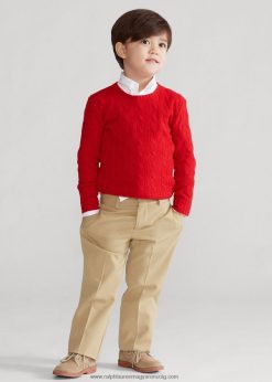 gyapjú gabardin nadrág 2680486442 gyerekek Ralph Lauren Cser