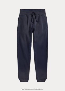 gyapjú melegítőnadrág 2680481714 férfiak Ralph Lauren kifakult haditengerészet