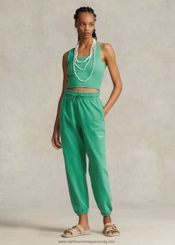 gyapjú melegítőnadrág 2680483053 nők Ralph Lauren tutaj zöld