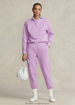 gyapjú sportos nadrág 2680489105 nők Ralph Lauren puha lila