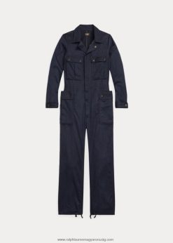 gyapjú twill kezeslábas 2680483673 nők Ralph Lauren haditengerészet