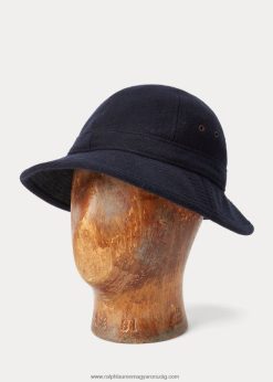 gyapjúkeverék filc vödörsapka 2680488857 férfiak Ralph Lauren haditengerészet