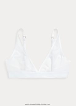 hálós béleletlen merülő melltartó 2680483375 nők Ralph Lauren fehér felhő