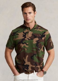 hálós póló-mindenhez passzol 268048854 férfiak Ralph Lauren felesleges camo