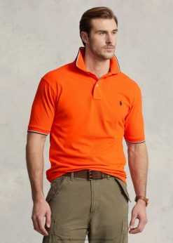 hálós pólóing 2680481354 férfiak Ralph Lauren vitorlás narancs