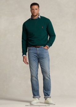 hampton laza egyenes farmer 2680481468 férfiak Ralph Lauren világos indigó