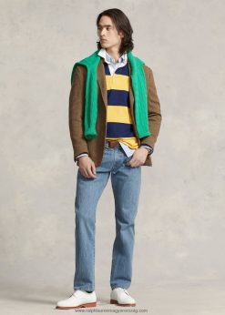 hampton laza egyenes farmer 268048337 férfiak Ralph Lauren közepes indigó